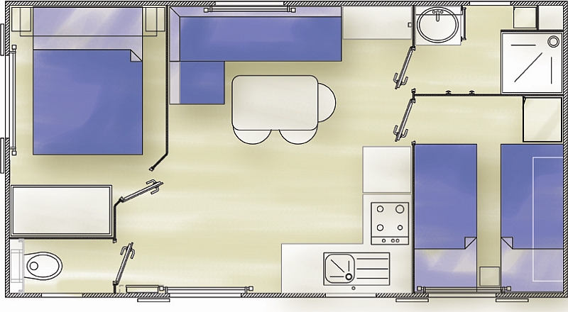 Grundriss vom Océane