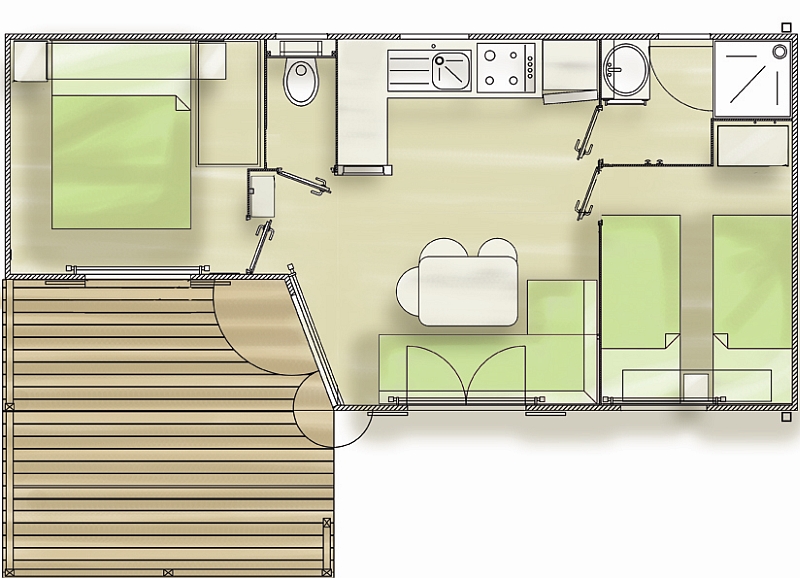 Grundriss vom Pacifique